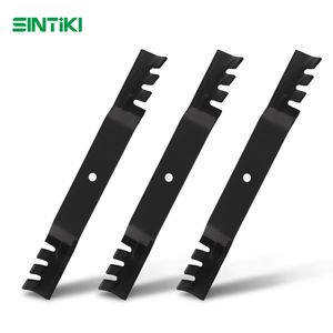 M143520 Mower Blades Fits John Deere 54", 3 Blade Set 42-46HRC Commercial Toothed Riding Mower Blades