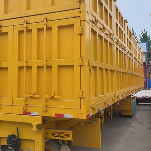 Heavy Duty Van Type Truck Cargo Semi-Trailer