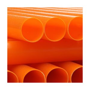 Orange Mpp Electrical Wire/Cable Protection Pipe High Pressure Plastic Conduits