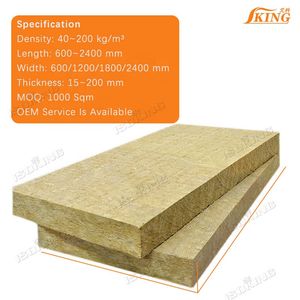 Idoking Durable Rock Wool Boards for Boiler and Wall Insulation Needs