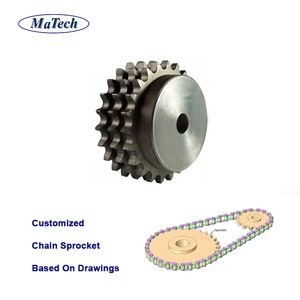 Matech OEM Industrial Stainless Steel Idler Taper Transmission Drive Gear Wheel Roller Chain and Sprockets