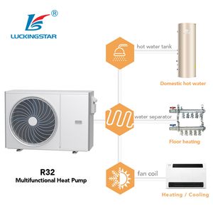 Luckingstar R32 Heating and Cooling Multifunctional Water Heater Air Source Heat Pump