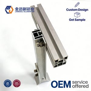 Aluminum Extrusion Solar Mounting System with Electrophoretic Oxida Guide Rail-High-Strength Bracket for Rooftop Solar Panel Installation