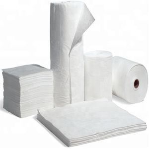Industrial Felt Fabric 100% Pure Wool Oil Absorbent Felt with White Color