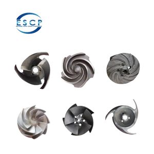 Flows Industrial Water Supply Centrifugal Bare Shaft Pump Impeller Replacement Parts