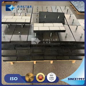 Wholesale High Abrasive Alumina Ceramic Tile Composite Rubber Wear Panel for Mineral