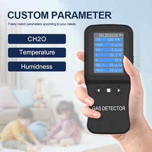 Home Gas Detector Professional Home High Precision Formaldehyde Temperature and Humidity Cho2 Indoor Air Quality Detector