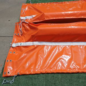 Solid Floating PVC Oil Containment Boom Permanent Boom Floating Barriers