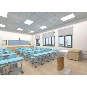 Wholesale OEM Customized Height Adjustable Student Desk Chair Set School Furniture