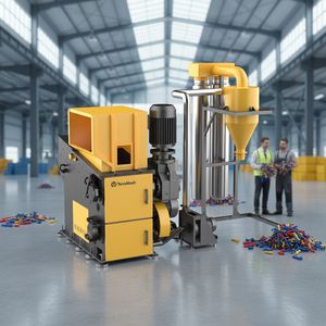 Industrial Plastic Shredder & Crusher Machine for Recycling PVC Pipes, Pet Bottles, and Hard Waste Material