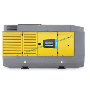 Atlas Copco V900 Diesel Engine Portable High Pressure Compressor with Wheels
