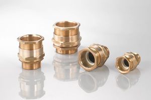 Steel and Aluminium Armoured Wire Gland Metal Wide Diameter Cables Connectors Cable Glan