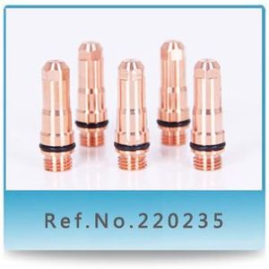 220235 Electrode for Ht2000 Plasma Cutting Components Electrode Nozzle Retaining Cap Swirl Ring Shield