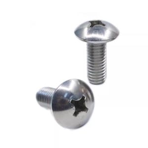 Premium Heavy-Duty Stainless Steel Round Cross Slot Screws