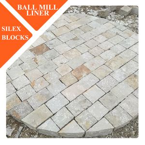 Silex Lining Block for Ball Mill with High Crush Strength & Reasonable Price