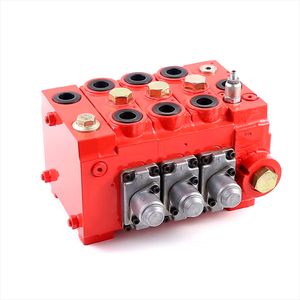 80L/Min Steel Electric Proportional Directional Flow Control Sectional Solenoid Hydraulic Valve