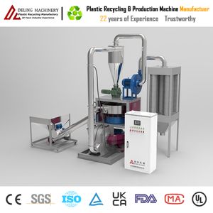 High-Quality Dl-500 Plastic Blade Disc Milling Powder Machine Grinder Pulverizer for Crushing Shredding Recycling PVC Waste Pipe Plate Profile Door Window Flake