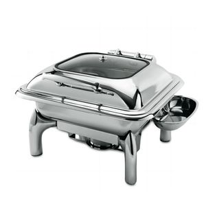 Daosheng Factory Wholesale Square Buffet Stove 304 Stainless Steel Buffet Food Warmer Chafing Dish