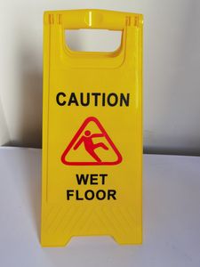 Customized Printing Logo a Frame Wet Floor Warning Road Sign