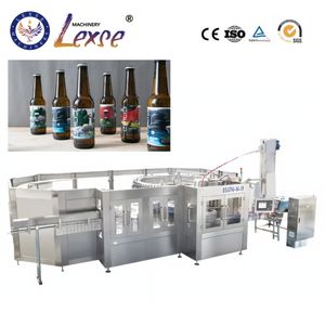 High Speed Automatic Glass Bottled Beer Filling Line
