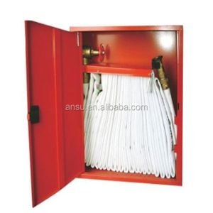 Fire Cabinet DN65 Rubber Fire Hose with Hose Rack and Cabinet Fire Fighting Cabinet