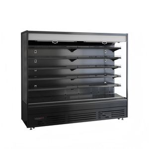 Supermarket Vertical Fruit Energy Saving Refrigeration Air Cooling Commercial Open Chiller Display Freezer Refrigerator
