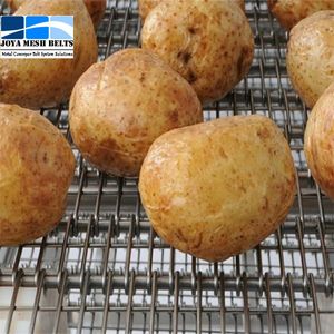 High Temperature Resistance Stainless Steel Eyelink Conveyor Belt for Food Industry