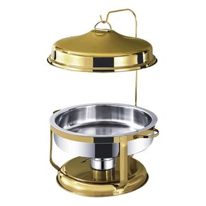 Restaurant Hotel Food Heating Hot Pot Alcohol Container Tableware Supplies Stainless Steel Buffet Stove