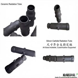 Sic Ceramic Radiant Heating Tube High Temperature Silicon Carbide Heating Tube