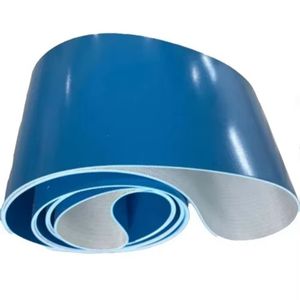 Lightweight Blue PVC Conveyor Belt for Efficient Material Handling
