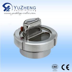 Union Type Sight Glass with LED Light for Sanitary Pipes