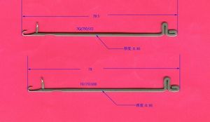 High Quality Steel Flat Machine 5g 7g 14G 15g 16g Knitting Needle
