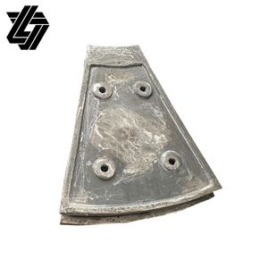 Custom High Manganese Mining Parts Steel Ball Mill Spare Parts Plate Liner