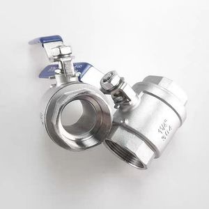 Precision 2PC Manual Stainless-Steel Ball Valve for Sewage Treatment