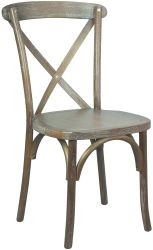 Rental Wedding Dining Banquet Stackable Chiavari Cross Back Chair Antique Rustic Stackable Cross Back Chair X Back Farm Chair
