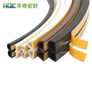 High-Temperature Resistant Double-Hole Silicone Foam Square Strip for Freezer