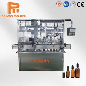 Factory Customized 10-60ml Nasal Spray Filling Machine with High Qualitypremium Glass Spray Perfume Bottle Filling Machine