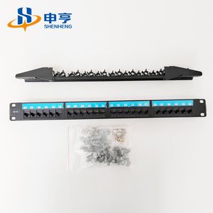 CAT6 1u 19inch 24 Port Network UTP Rack Patch Panel