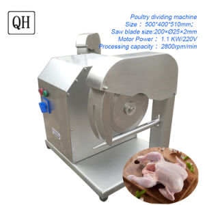 (QH-200C) Poultry Splitter Chicken Cutter for Household &Commercial Kitchen Machine 1.1kw