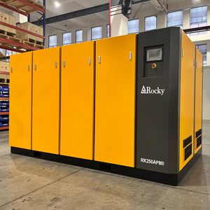 Two Stage Permanent Magnet Variable Frequency Screw Air Compressor 185kw 250HP for Heavy Duty Machinery