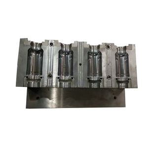 High Precision 2/4 Cavity Linear Blow Mold - Pet Bottle Mould for 50ml 100ml 120ml Containers (28mm/30mm Neck)