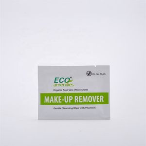 Customized Disposable Cleaning Wet Wipes Make-up Remover for Hotel and Travel