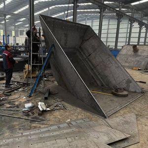 Heavy-Duty Industrial Hopper and Funnel for Bulk Materials