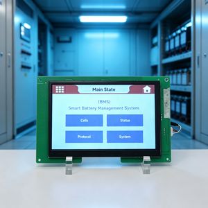 7 Inch Serial Touch LCD Screen with Driver Board Custom Development for Energy Storage