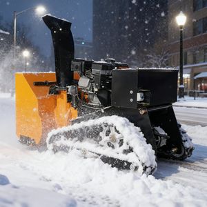 Powerful Electric Snow Blower with Remote Control Functionality