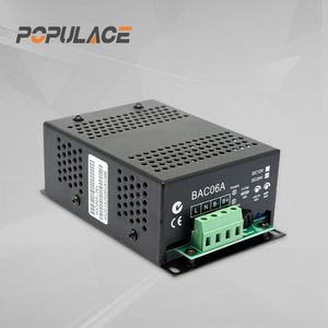 12V 24V Battery Charger Bac06A Intelligent Power Charger Battery 3A 6A for Diesel Generators