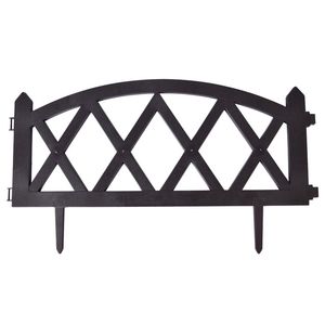 Weatherproof Durable Decorative PP Plastic Yard Outdoor Fence Panel for Courtyard