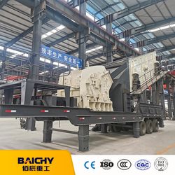 Truck Mounted Mobile Impact Crusher Large Scale Quarry Gravel Granite Quartz Stone Crusher Machine Mobile Impact Crusher Plant