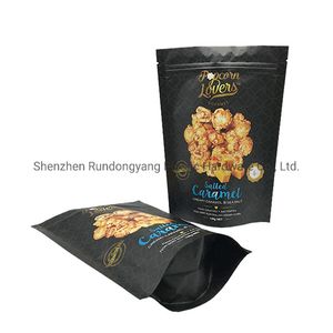 Empty Zipper Leaf Gv Packaging Bag Hand Rolling 300g 500g Plastic Packing Custom Pouches