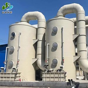 Exhaust Gas Treatment Equipment PP Anti-Static Spray Tower Waste Gas Purification